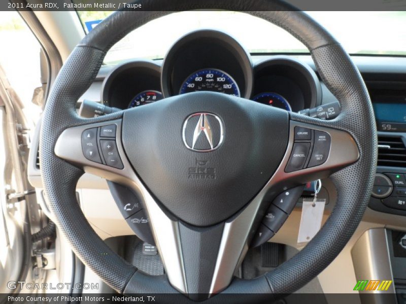 Palladium Metallic / Taupe 2011 Acura RDX