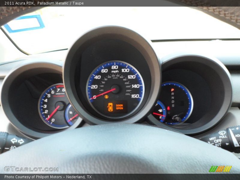 Palladium Metallic / Taupe 2011 Acura RDX