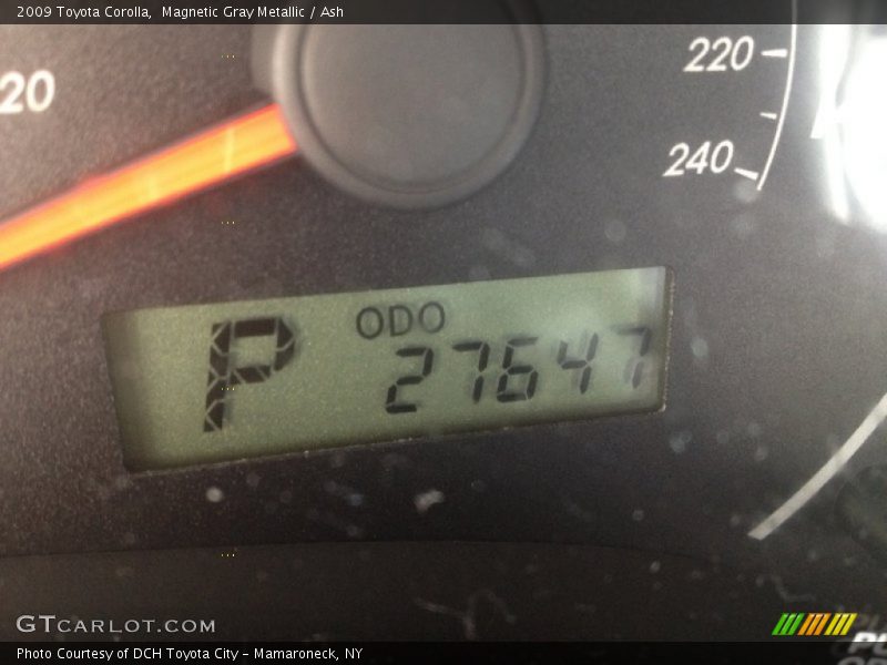 Magnetic Gray Metallic / Ash 2009 Toyota Corolla