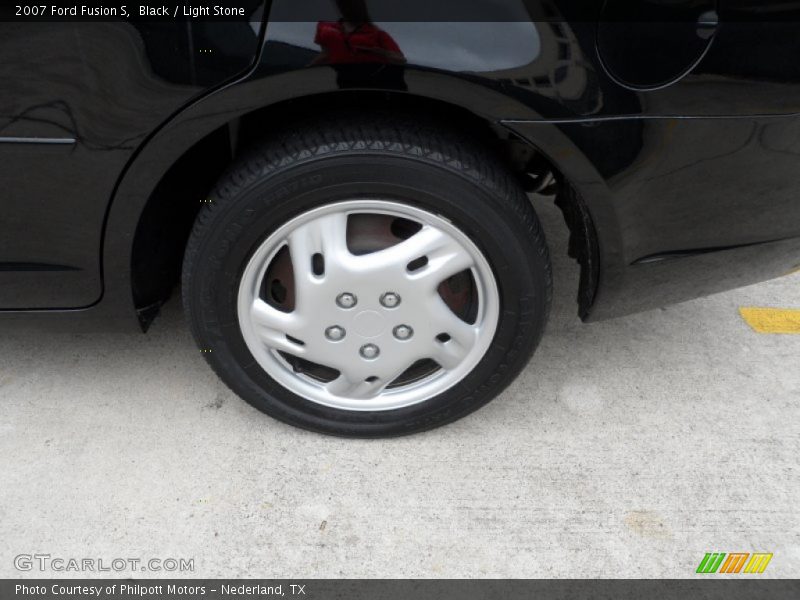Black / Light Stone 2007 Ford Fusion S