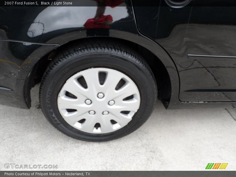 Black / Light Stone 2007 Ford Fusion S