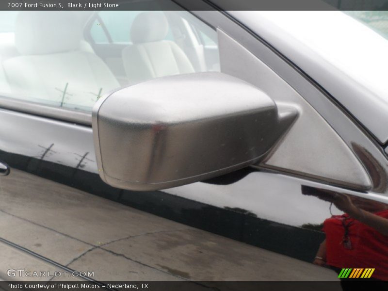 Black / Light Stone 2007 Ford Fusion S