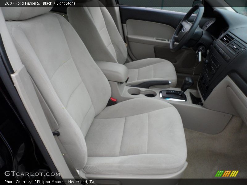 Black / Light Stone 2007 Ford Fusion S