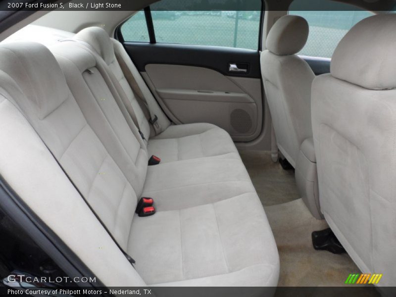 Black / Light Stone 2007 Ford Fusion S