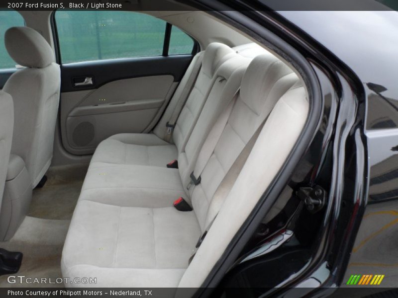Black / Light Stone 2007 Ford Fusion S