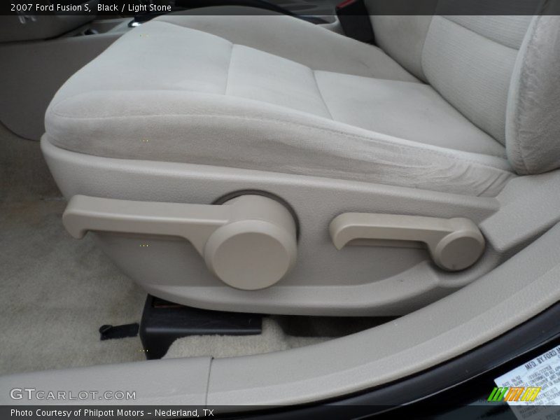 Black / Light Stone 2007 Ford Fusion S