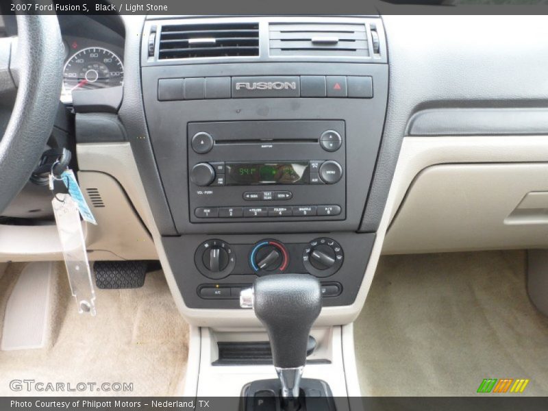 Black / Light Stone 2007 Ford Fusion S
