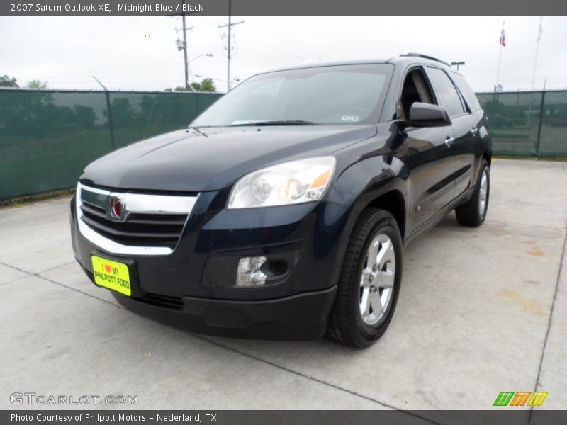 Midnight Blue / Black 2007 Saturn Outlook XE