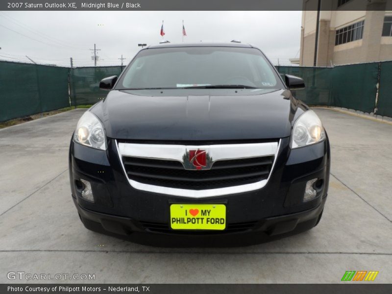 Midnight Blue / Black 2007 Saturn Outlook XE