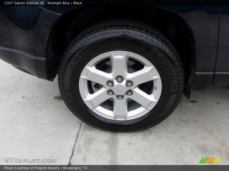 Midnight Blue / Black 2007 Saturn Outlook XE