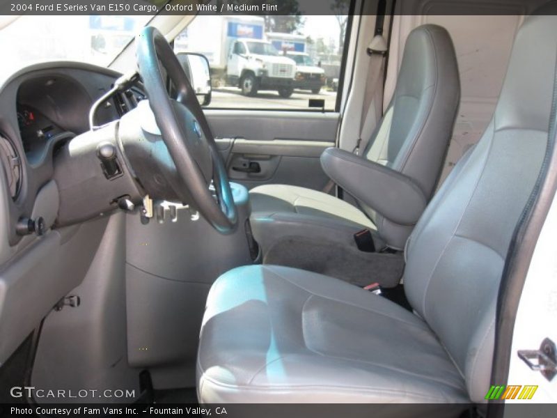 Oxford White / Medium Flint 2004 Ford E Series Van E150 Cargo