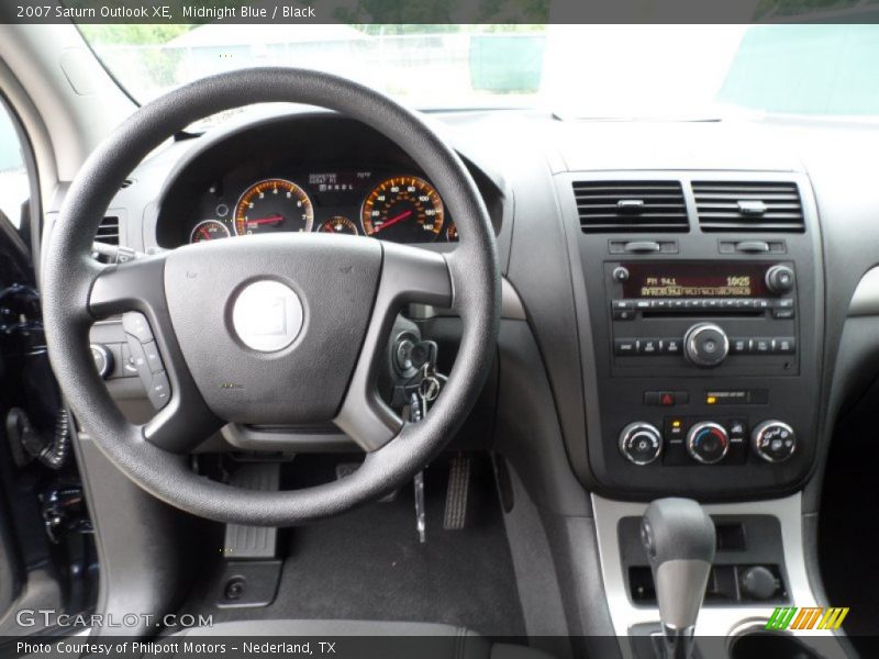 Midnight Blue / Black 2007 Saturn Outlook XE