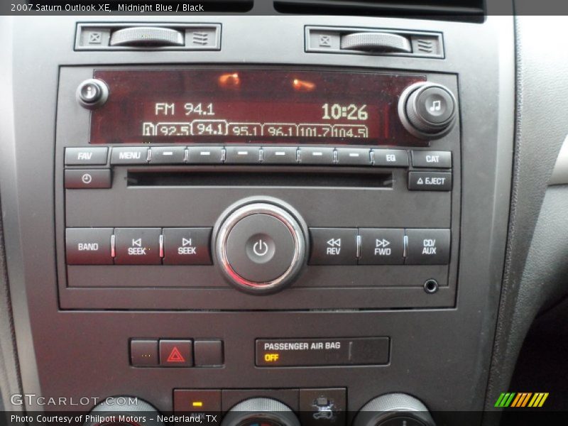 Midnight Blue / Black 2007 Saturn Outlook XE