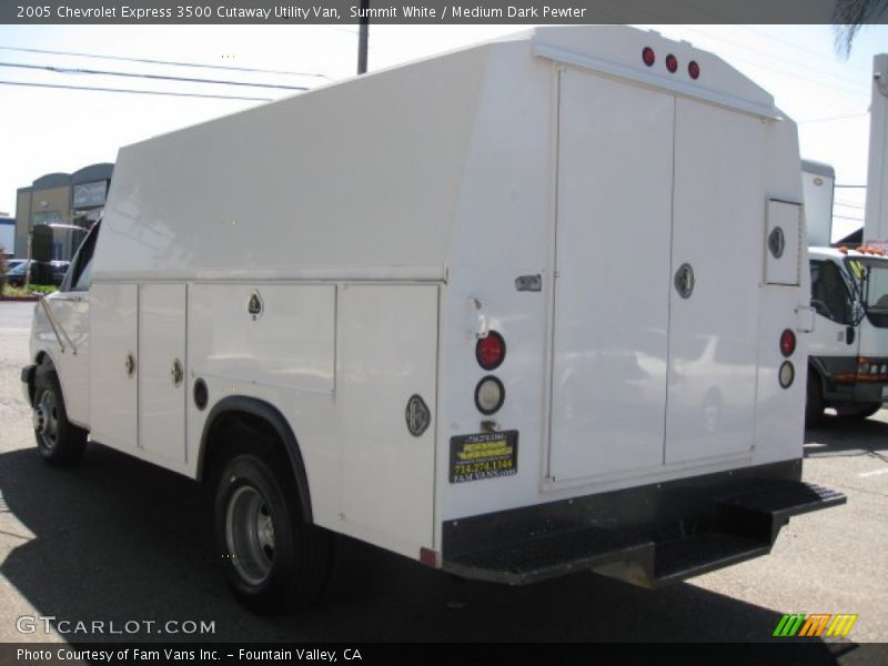 Summit White / Medium Dark Pewter 2005 Chevrolet Express 3500 Cutaway Utility Van