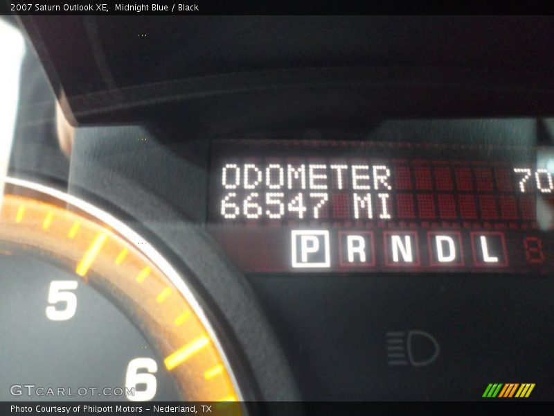 Midnight Blue / Black 2007 Saturn Outlook XE