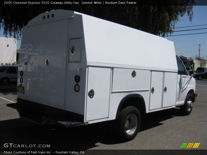 Summit White / Medium Dark Pewter 2005 Chevrolet Express 3500 Cutaway Utility Van