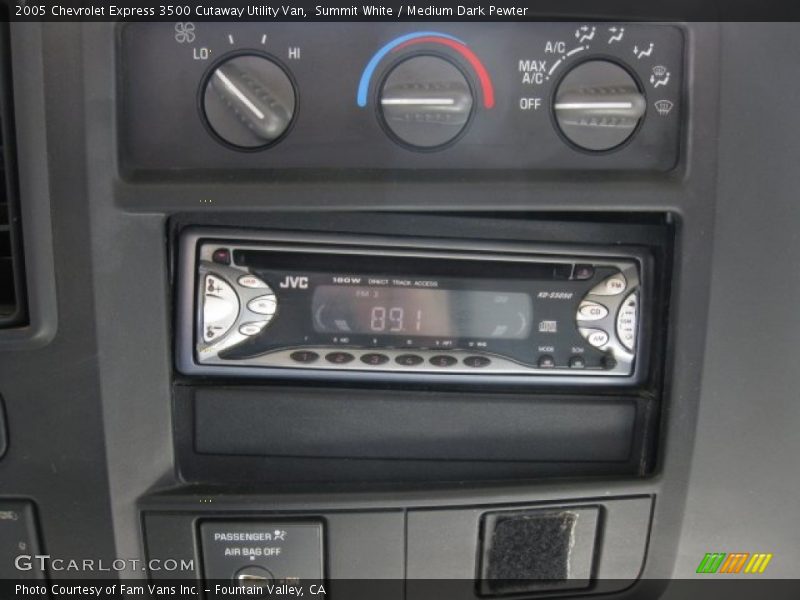 Summit White / Medium Dark Pewter 2005 Chevrolet Express 3500 Cutaway Utility Van