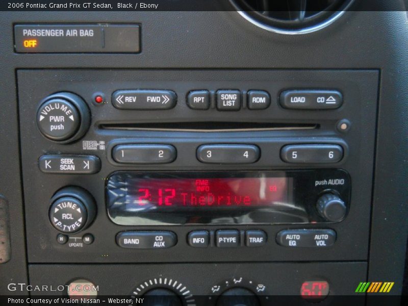 Black / Ebony 2006 Pontiac Grand Prix GT Sedan