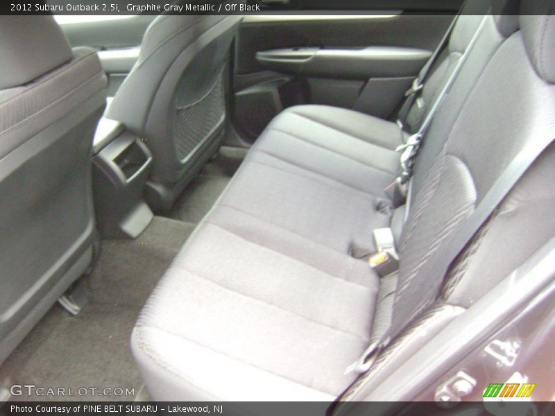 Graphite Gray Metallic / Off Black 2012 Subaru Outback 2.5i