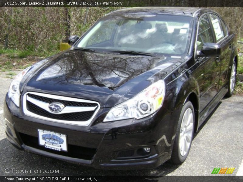 Crystal Black Silica / Warm Ivory 2012 Subaru Legacy 2.5i Limited