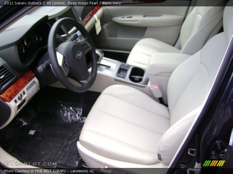Deep Indigo Pearl / Warm Ivory 2012 Subaru Outback 3.6R Limited