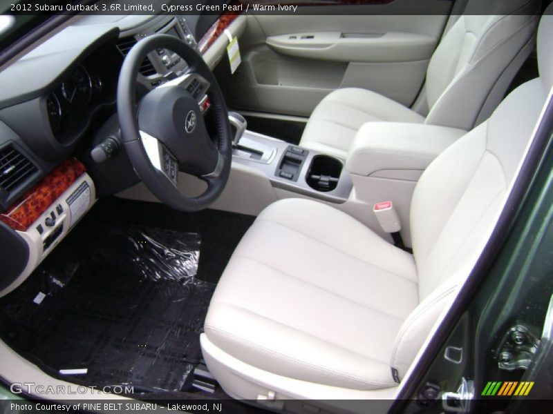 Cypress Green Pearl / Warm Ivory 2012 Subaru Outback 3.6R Limited