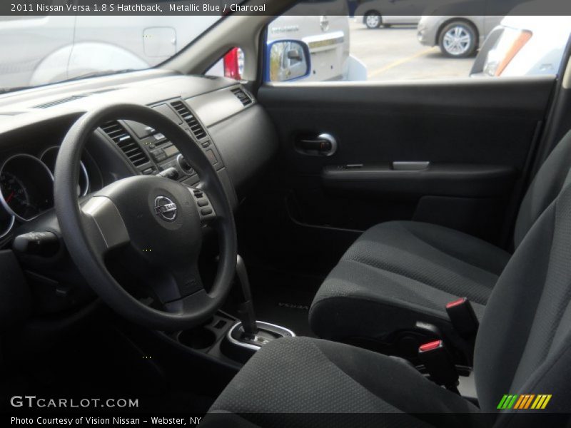 Metallic Blue / Charcoal 2011 Nissan Versa 1.8 S Hatchback