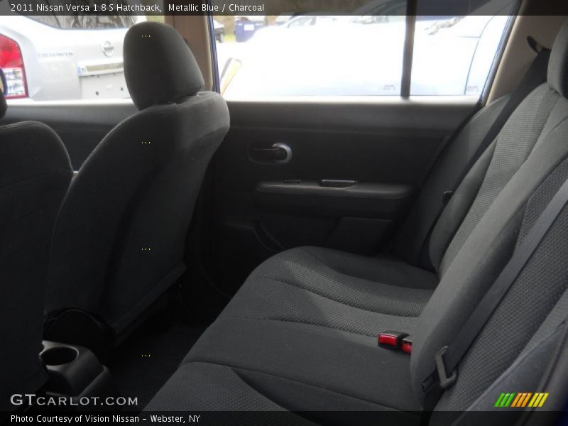 Metallic Blue / Charcoal 2011 Nissan Versa 1.8 S Hatchback