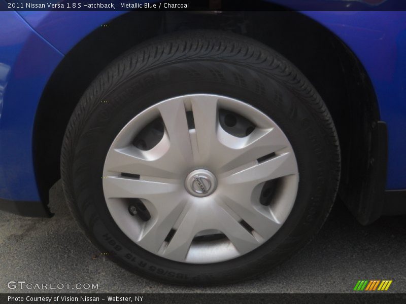 Metallic Blue / Charcoal 2011 Nissan Versa 1.8 S Hatchback