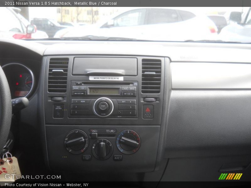 Metallic Blue / Charcoal 2011 Nissan Versa 1.8 S Hatchback