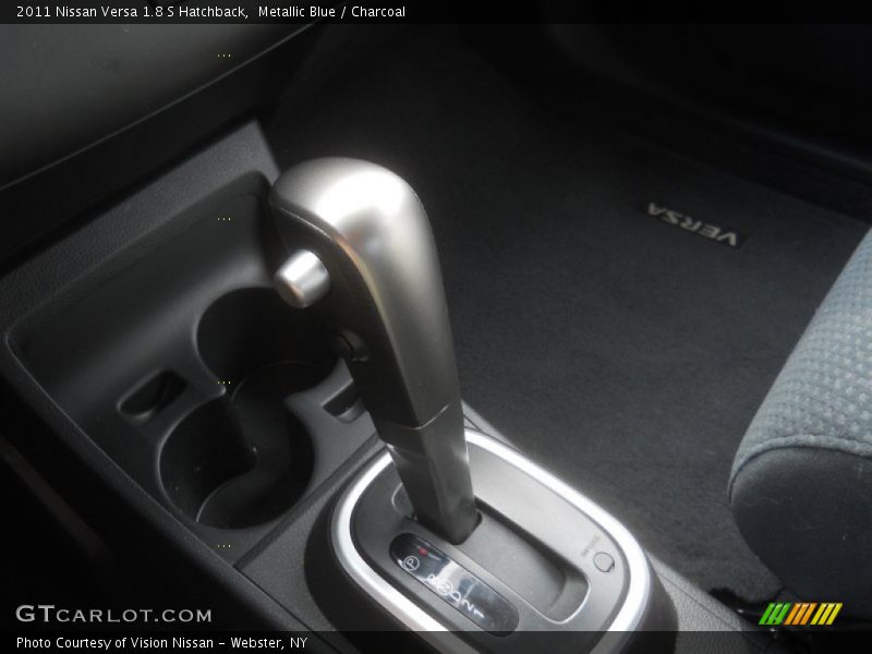 Metallic Blue / Charcoal 2011 Nissan Versa 1.8 S Hatchback
