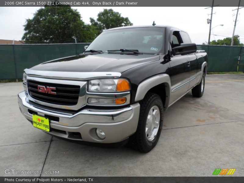 Onyx Black / Dark Pewter 2006 GMC Sierra 1500 Z71 Extended Cab 4x4