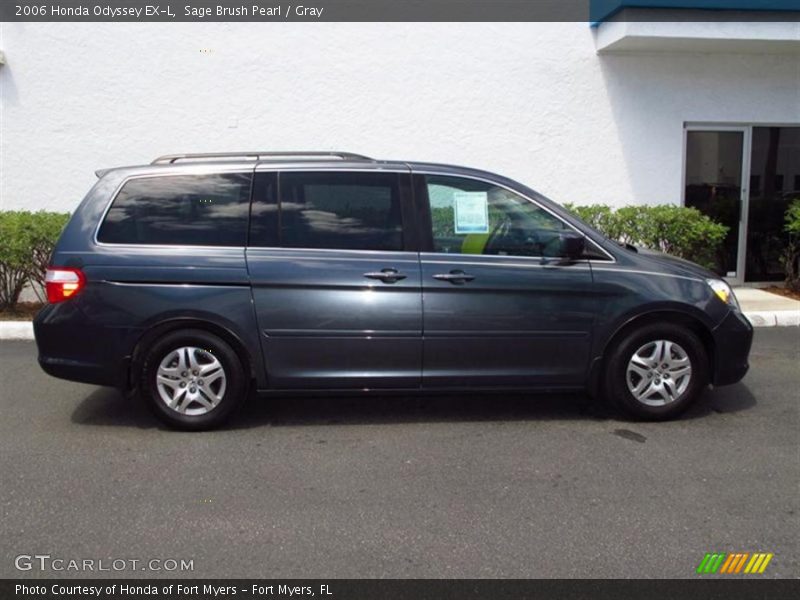 Sage Brush Pearl / Gray 2006 Honda Odyssey EX-L