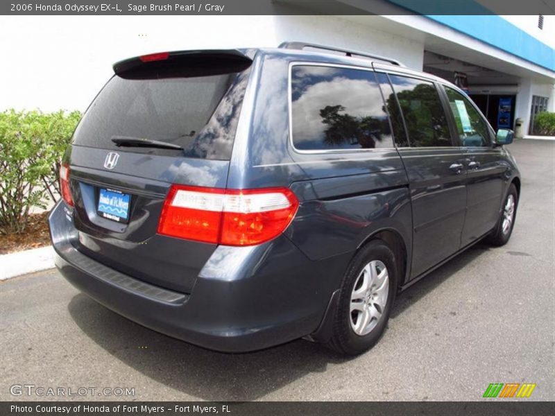 Sage Brush Pearl / Gray 2006 Honda Odyssey EX-L