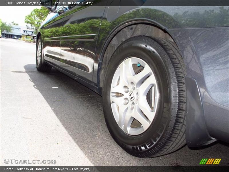 Sage Brush Pearl / Gray 2006 Honda Odyssey EX-L