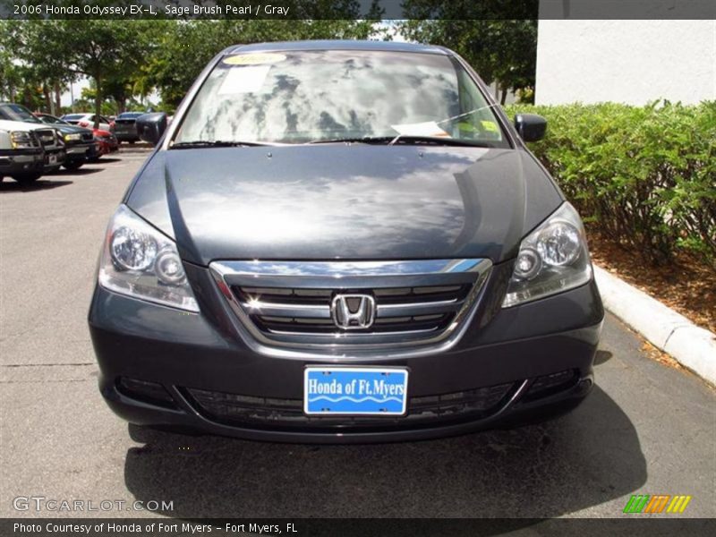 Sage Brush Pearl / Gray 2006 Honda Odyssey EX-L
