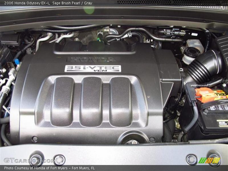 Sage Brush Pearl / Gray 2006 Honda Odyssey EX-L