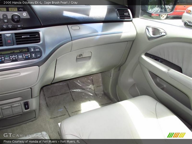 Sage Brush Pearl / Gray 2006 Honda Odyssey EX-L