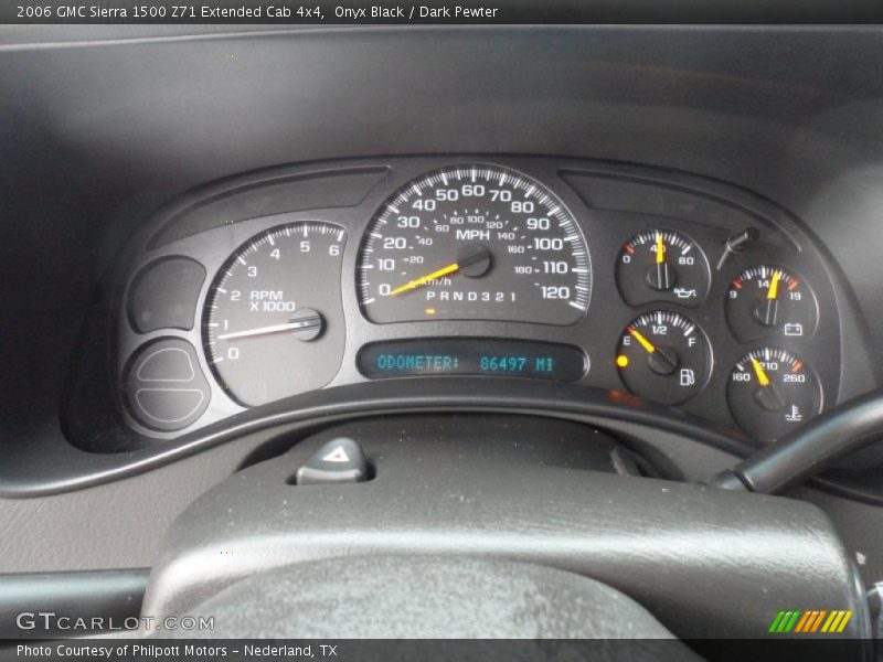 Onyx Black / Dark Pewter 2006 GMC Sierra 1500 Z71 Extended Cab 4x4