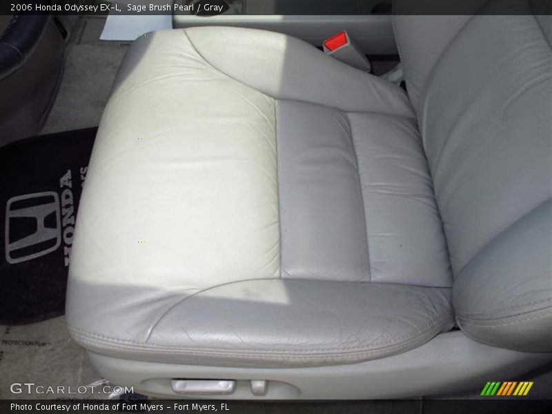 Sage Brush Pearl / Gray 2006 Honda Odyssey EX-L