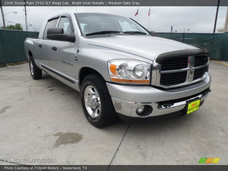 Bright Silver Metallic / Medium Slate Gray 2006 Dodge Ram 2500 SLT Mega Cab