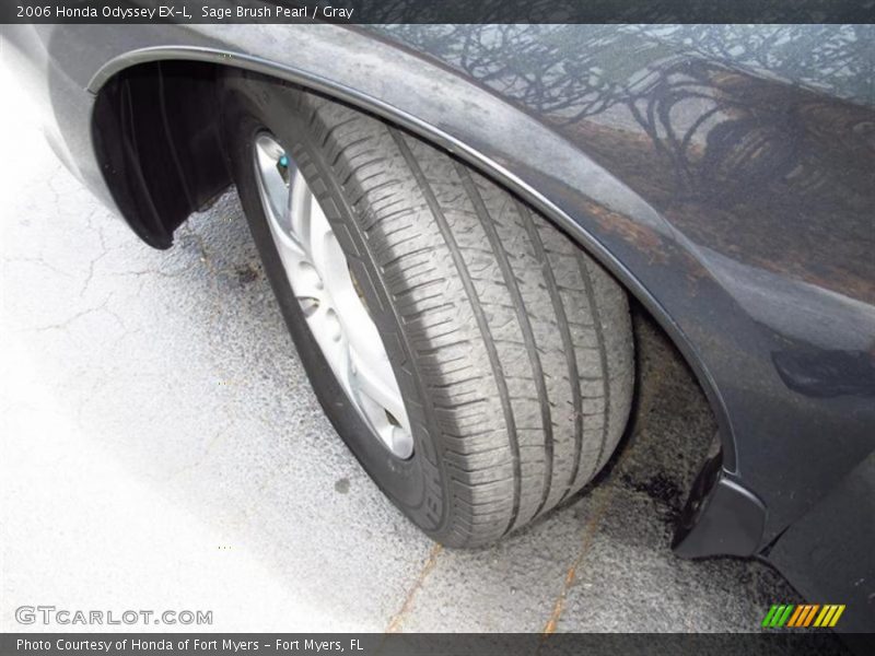 Sage Brush Pearl / Gray 2006 Honda Odyssey EX-L
