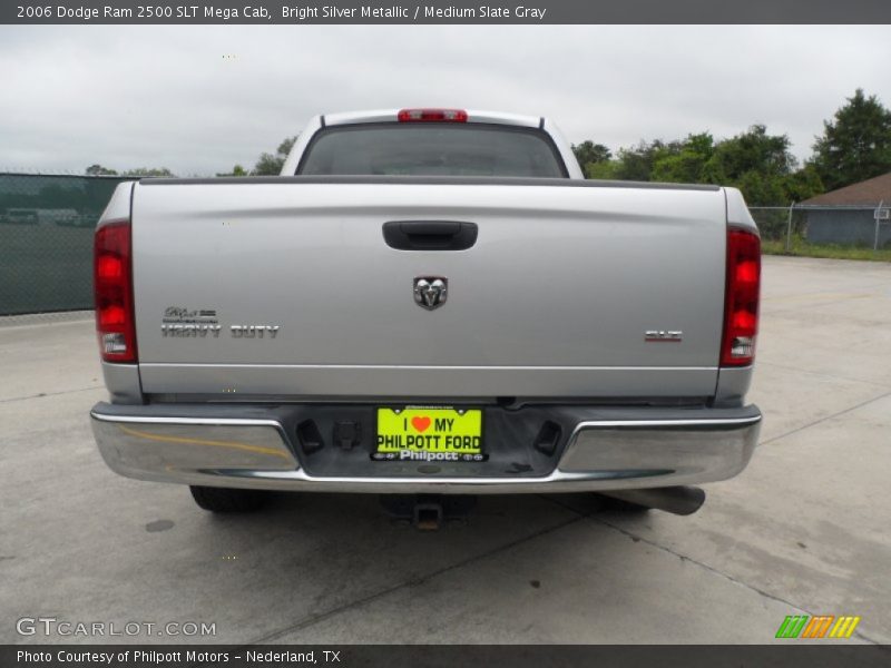 Bright Silver Metallic / Medium Slate Gray 2006 Dodge Ram 2500 SLT Mega Cab