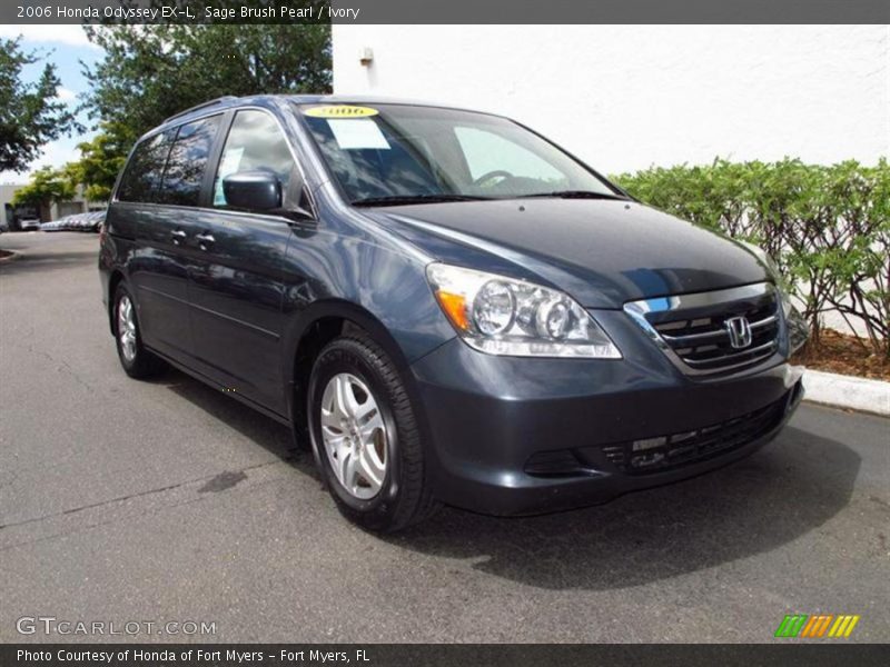 Sage Brush Pearl / Ivory 2006 Honda Odyssey EX-L