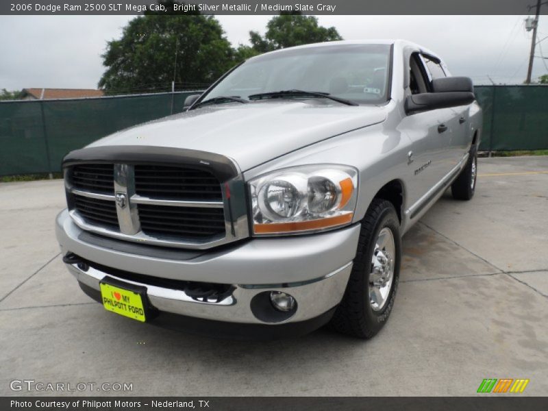 Bright Silver Metallic / Medium Slate Gray 2006 Dodge Ram 2500 SLT Mega Cab