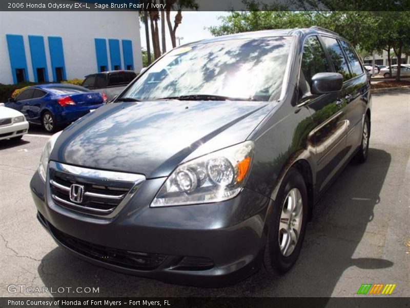 Sage Brush Pearl / Ivory 2006 Honda Odyssey EX-L
