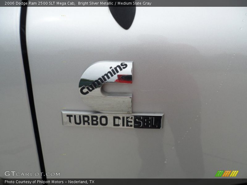 Bright Silver Metallic / Medium Slate Gray 2006 Dodge Ram 2500 SLT Mega Cab