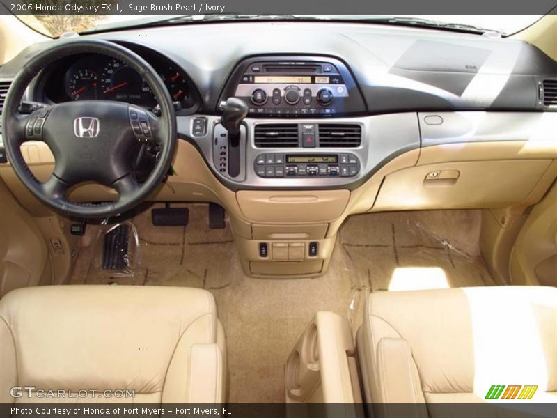 Sage Brush Pearl / Ivory 2006 Honda Odyssey EX-L