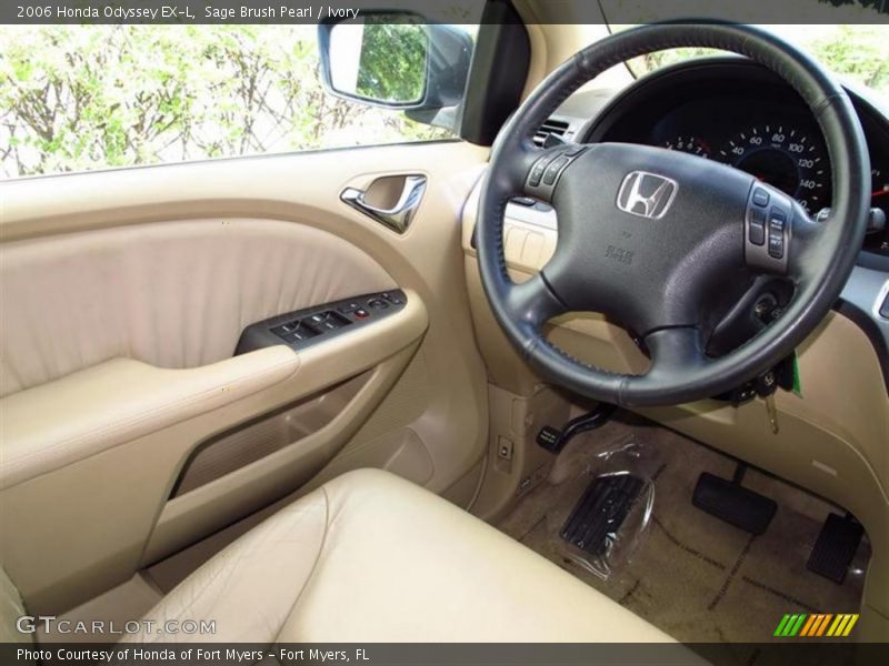Sage Brush Pearl / Ivory 2006 Honda Odyssey EX-L