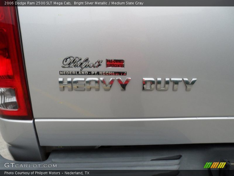 Bright Silver Metallic / Medium Slate Gray 2006 Dodge Ram 2500 SLT Mega Cab